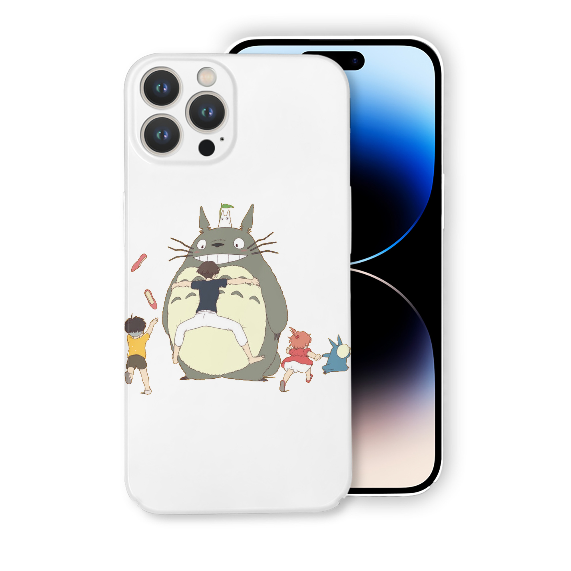 （画像用） となりのトトロ 草壁メイ 草壁サツキ My Neighbor Totoro Satsuki Kusakabe Mei Kusakabe 【iPhone 14シリーズ対応】ハードケース